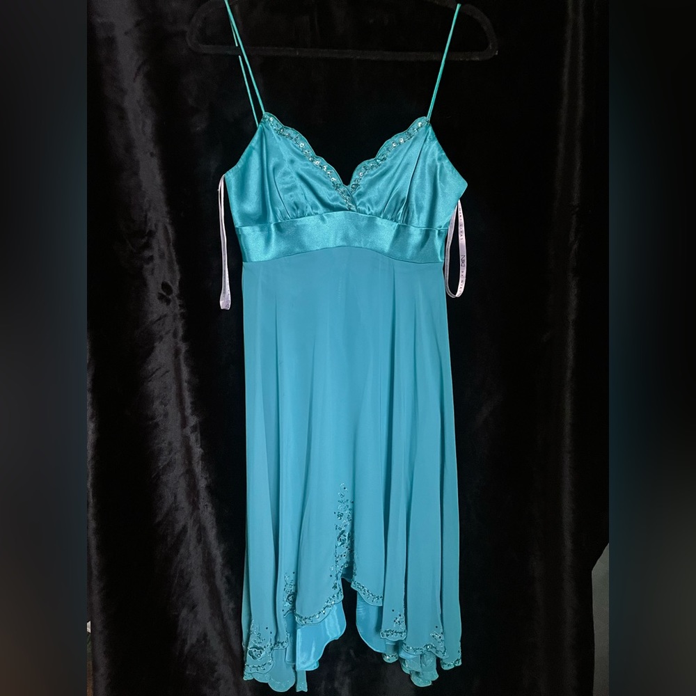 Teal Niki by Niki livas dress